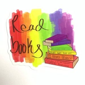 Books Vinyl Sticker